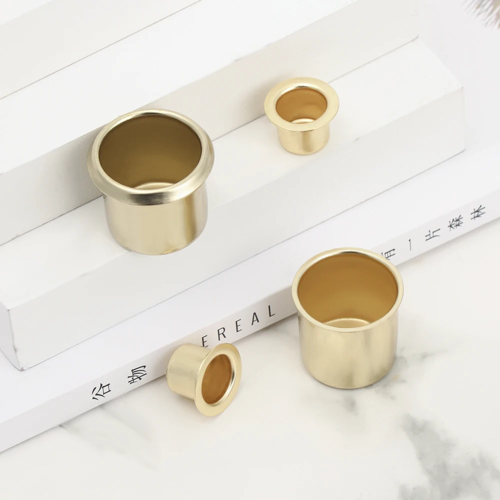 DIY Party Supplies Home Decoration Candle Craft Candle Cups Tapered Wax Making Metal