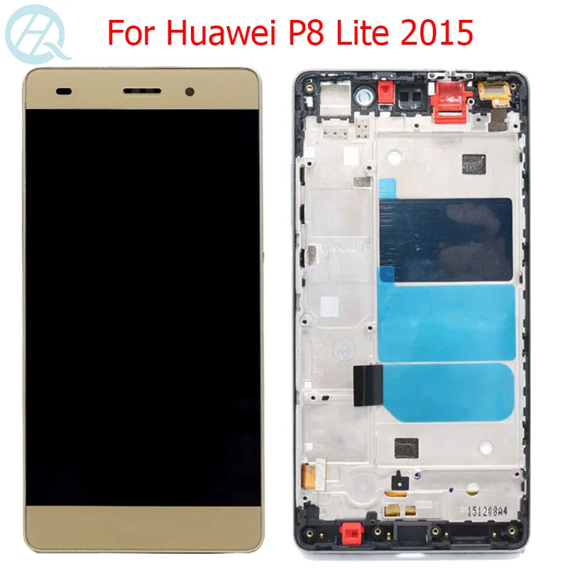 LCD For Huawei P8 Lite 2015 Display With Frame Touch Panel Screen 5.0\