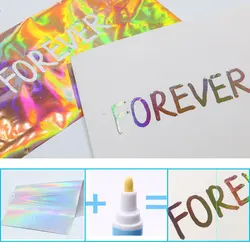 Heat Foil Laser Gold Hot Stamping Foil Paper Holographic Transfer Laminator Foil Holographic Laminate Arts Crafts Card Paint