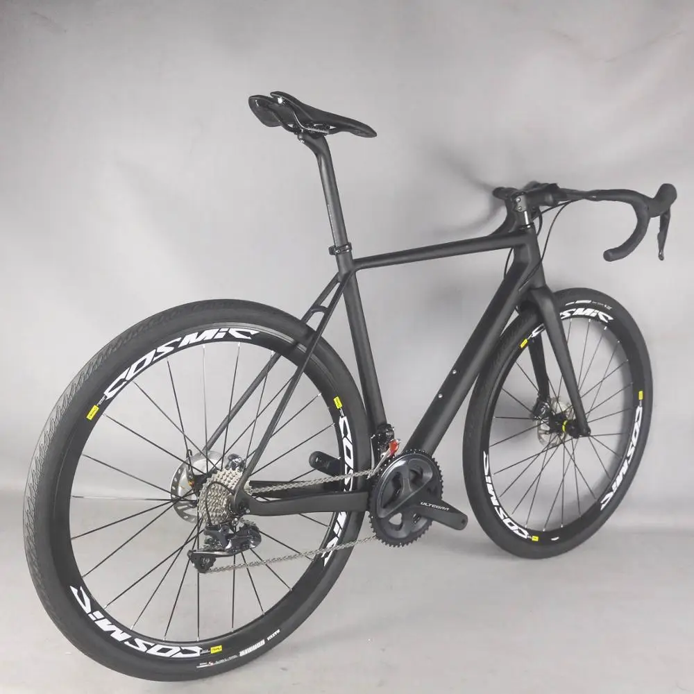 SERAPH-Gravel Bike Tires, Aluminum Wheels, Brake Thru-Axle, R8020 Carbon, Race Bicycle