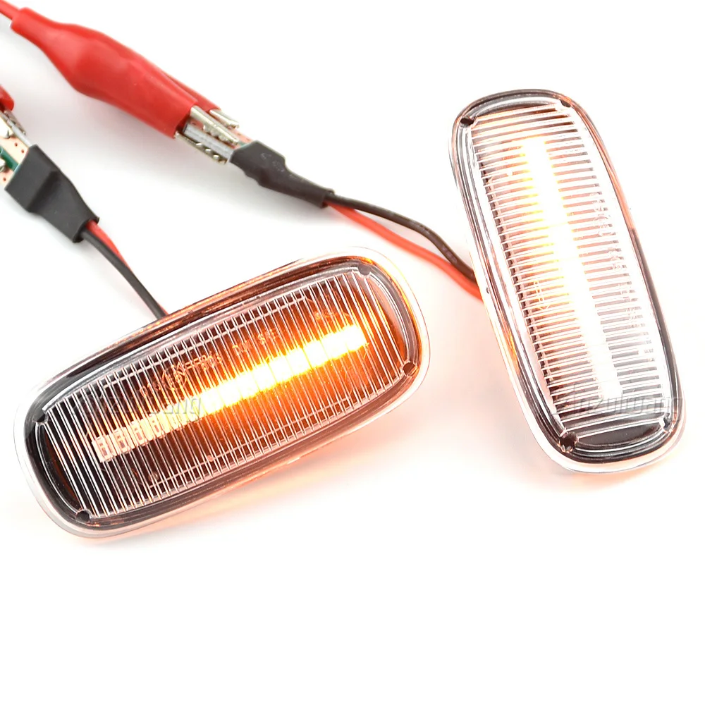For Audi A2 A3 8L A4 B5 4B C5 A8 4D TT 8N Led Dynamic Side Marker Turn Signal Light moving Sequential Blinker Light 2Pcs