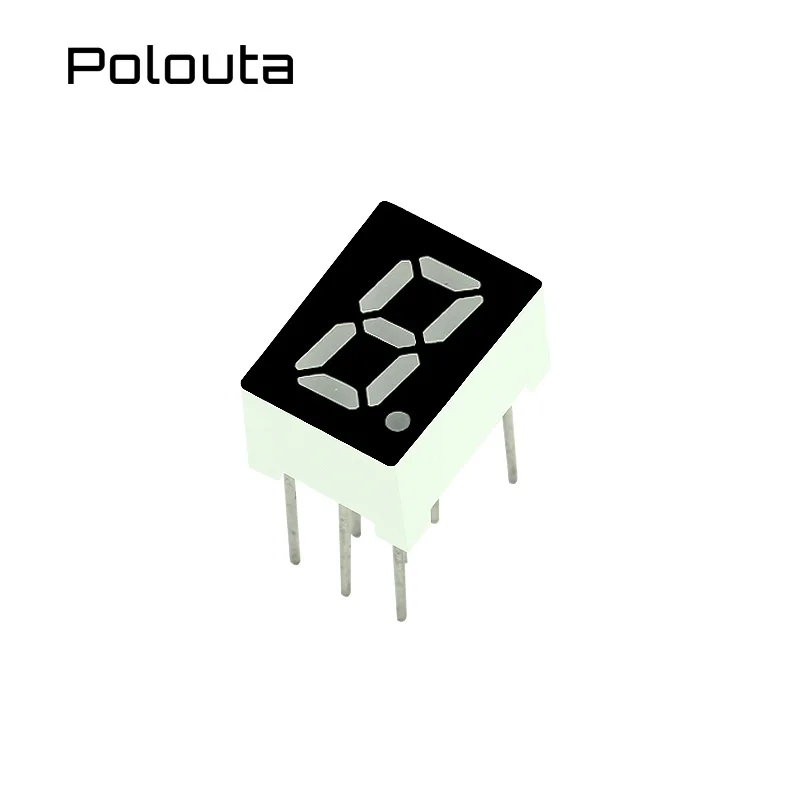 Polouta LED Display Module For Arduino 1/3/4 Digit Digital Tube 0.32 Inch Highlight Red Digital Display Tube Cathode And Anode