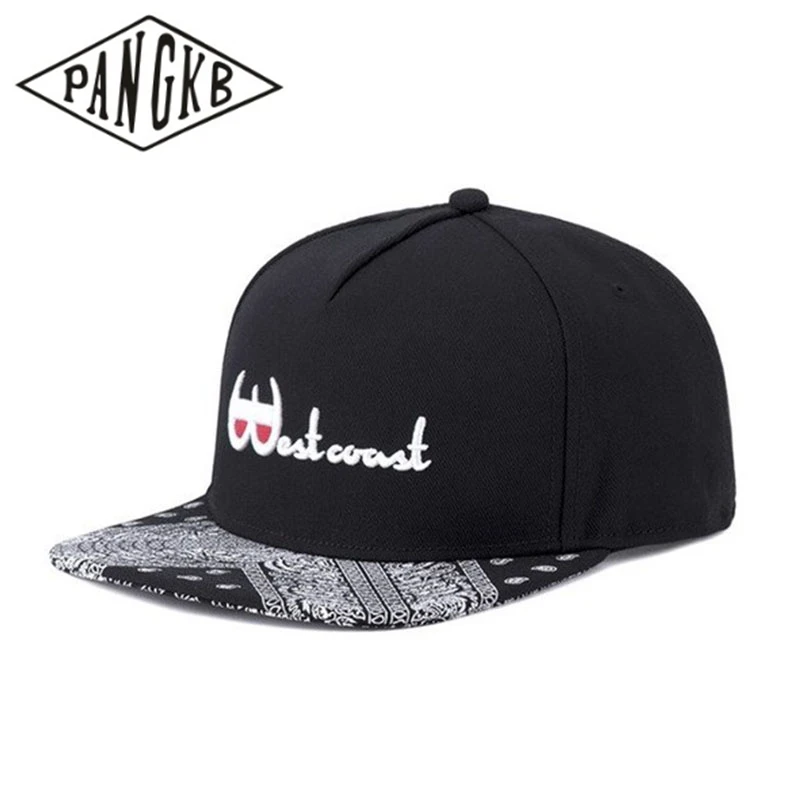 PANGKB Brand WHITE LABEL WESTCOAST CAP  Hip Hop parkour sports snapback hat for men women adult outdoor casual sun baseball cap