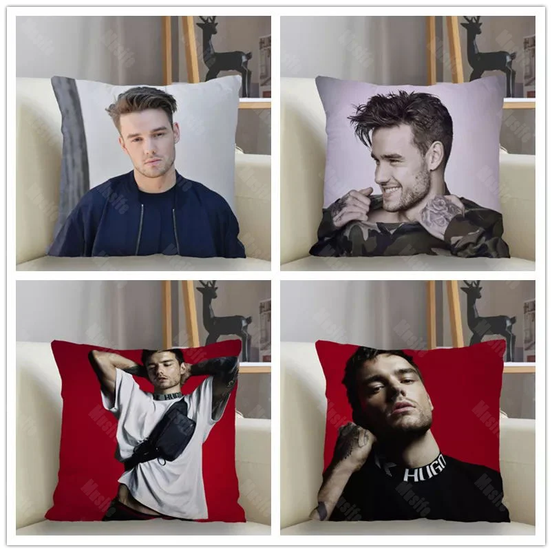 Musife Liam Payne Pillowcase Custom Square Pillow Cover Case Zipper Pillowcase 35*35,40*40,45*45cm Drop Shipping