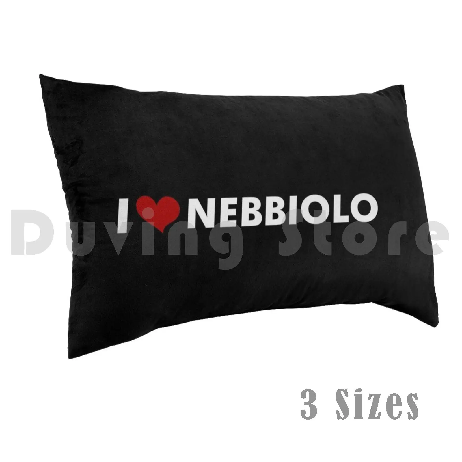 I Love Nebbiolo Pillow Case 20*30 Inch Wine Winelover Vino Vin Love Lifestyle Region Grape Italy Piemonte Barolo