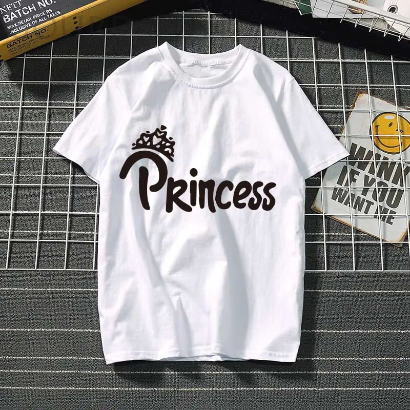 Harajuku PRINCESS letter Printed Casual T Shirt Short Sleeve t shirt women clothes 2020 kawaii tshirt women tops tee shirt femme