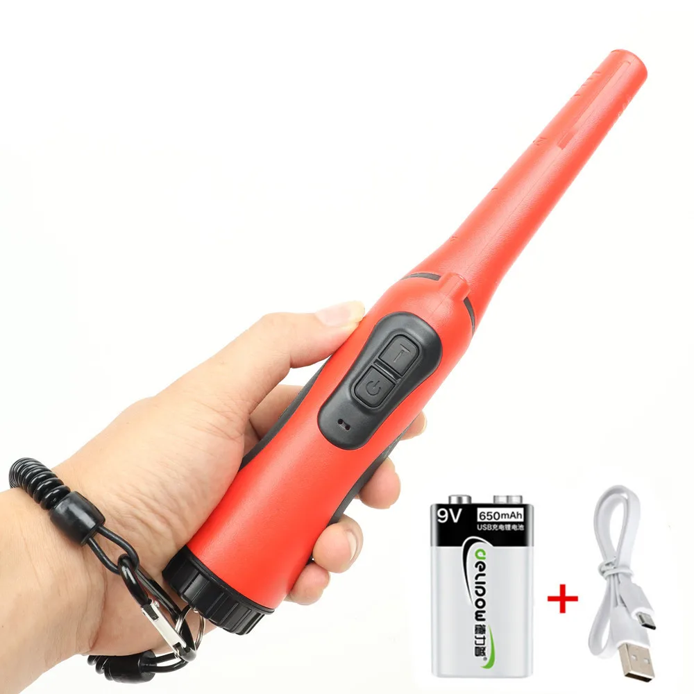 

Handheld Metal Detector Three Modes Pinpointer High Sensitivity Pin Pointer-2021 Audio Louder With 9V Recharging Battery