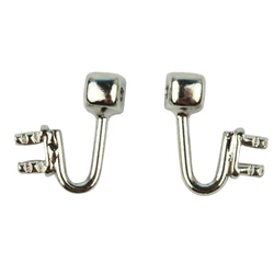20pcs(10pairs) Eyeglasses Nose Pads Arm Stainless Steel Nose Pad Holder Glasses Repair Accessories