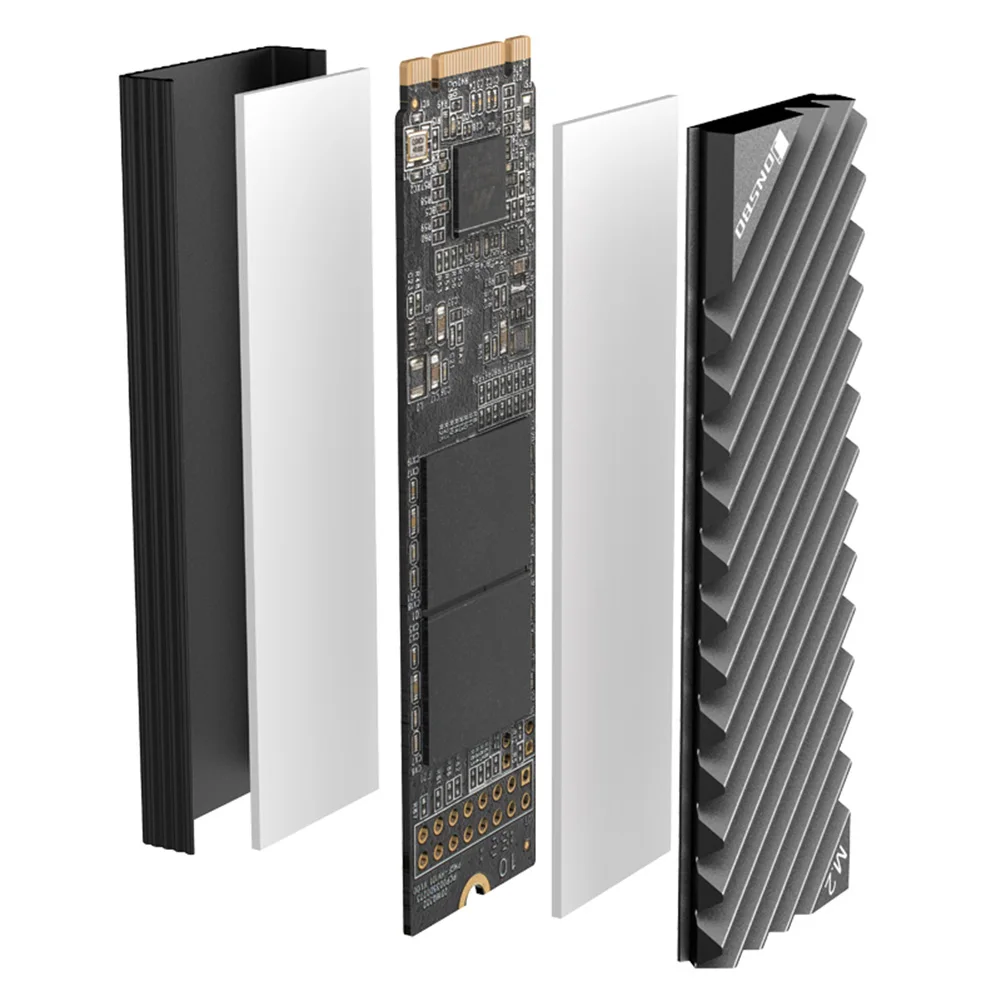 M.2 SSD NVMe Radiator M2 2280 półprzewodnikowy Radiator aluminiowy Radiator termiczna podstawka chłodząca do NVME NGFF PCIE 2280 SSD
