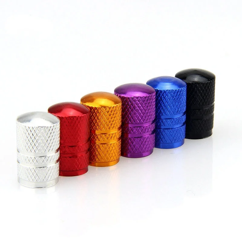 

4 Pcs 3D Aluminum Alloy multicolor Car Wheel Tire Valve Caps COLOR Tyre Rim Stem Covers Airdust Waterproof 16mm*11mm