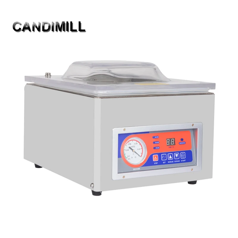 

CANDIMILL Automatic Food Vacuum Machine Vacuum Bag Sealer Vac Packer Commercial Packaging Machine