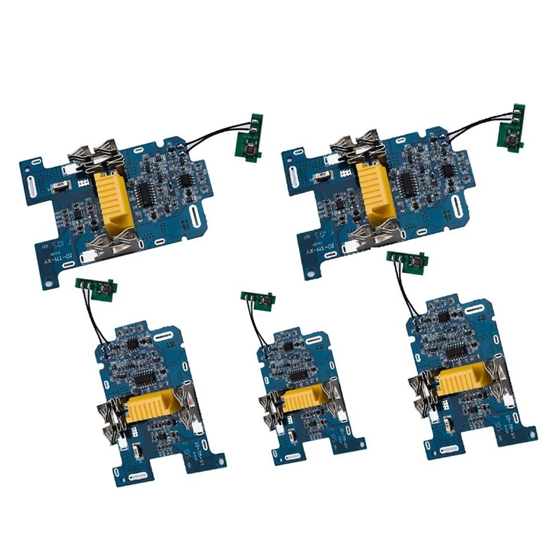 

Плата для защиты литий-ионных аккумуляторов BL1830, 5 шт., BMS PCB, для электроинструмента Makita 18 в, BL1815, BL1860, LXT400, Bl1850