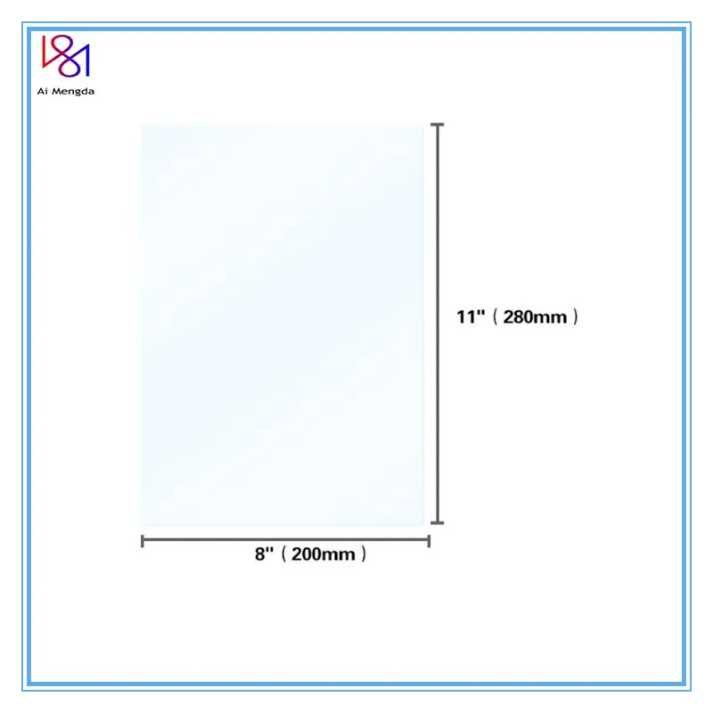 

280*200*0.15mm Photon mono x Fep Film Wanhao Uv Light Fep Film Sheet For Dlp Sla Duplicator D8 Photon Anycubic Ld-003 LCD