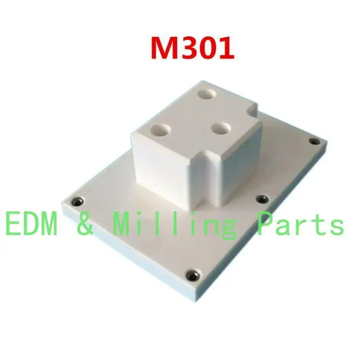 CNC Wire EDM Part M301 X053C162H01 Upper Insulate Plate White Cermatic 68X100X33mm For EDM Sparks Machine DWC-H1,HA Service