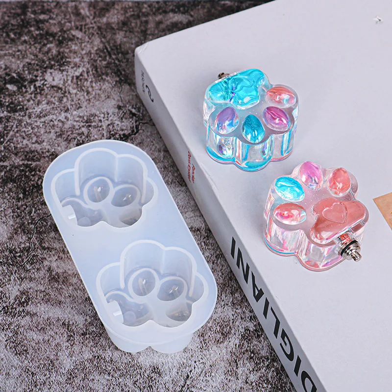 Epoxy Mold Love Paw Light Lamp Bulb Silicone Mold DIY Epoxy Resin Mold Jewelry