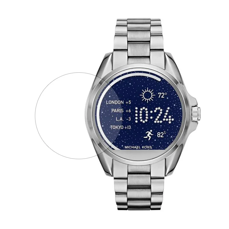 Película protetora de vidro temperado para michael kors, protetor de tela de relógio acessacessacesso brshaw mkt5001 mkt5004 mkt5006 mkt5012/5013/5018