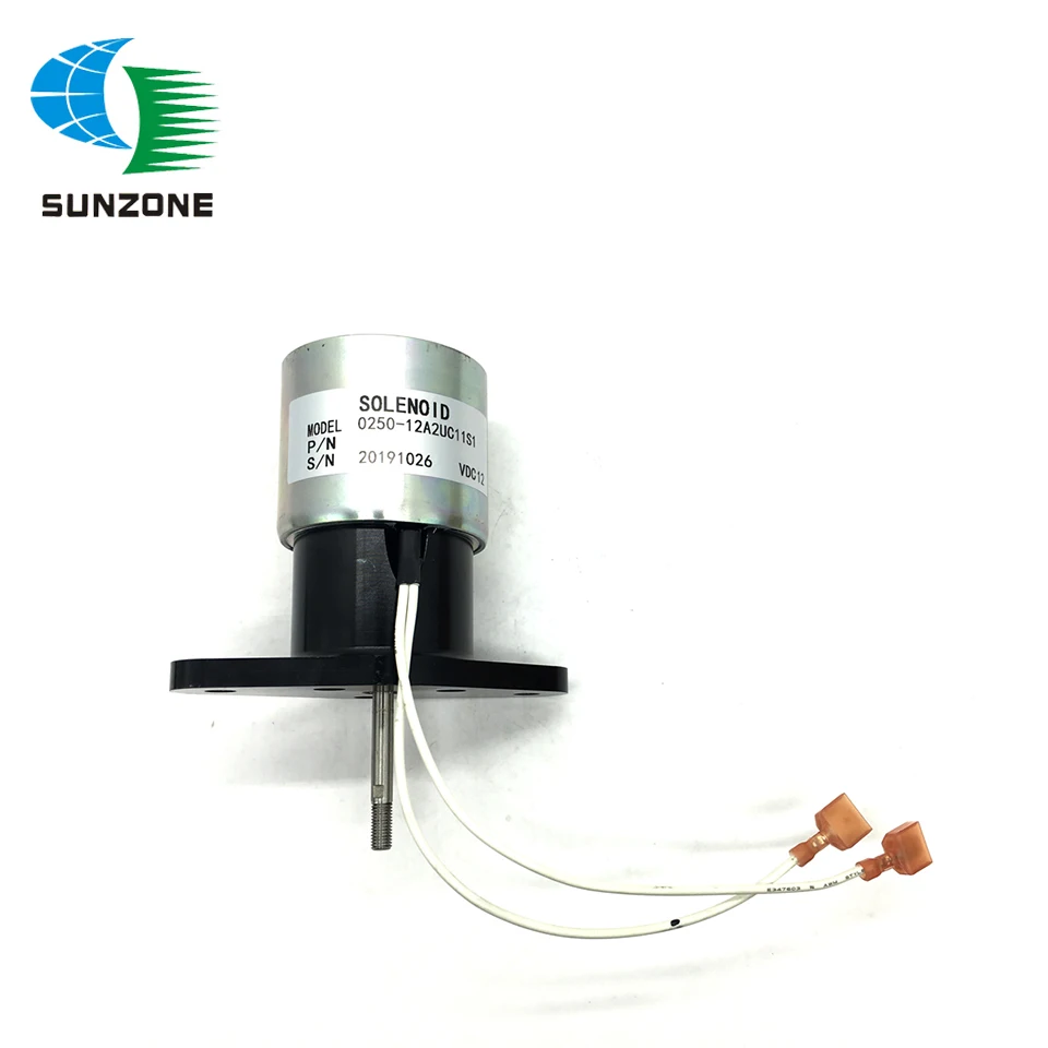 12V Shutoff Solenoid 0250 Series Actuator 0250-12A2UC11S1 For Engine Spare Parts