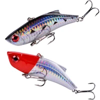 Señuelos de Pesca VIB de invierno, 9cm, 27g, vibración de hundimiento de tiro largo, Wobblers Crankbait, cebo duro Artificial, aparejos de perca, 10 unidades por lote