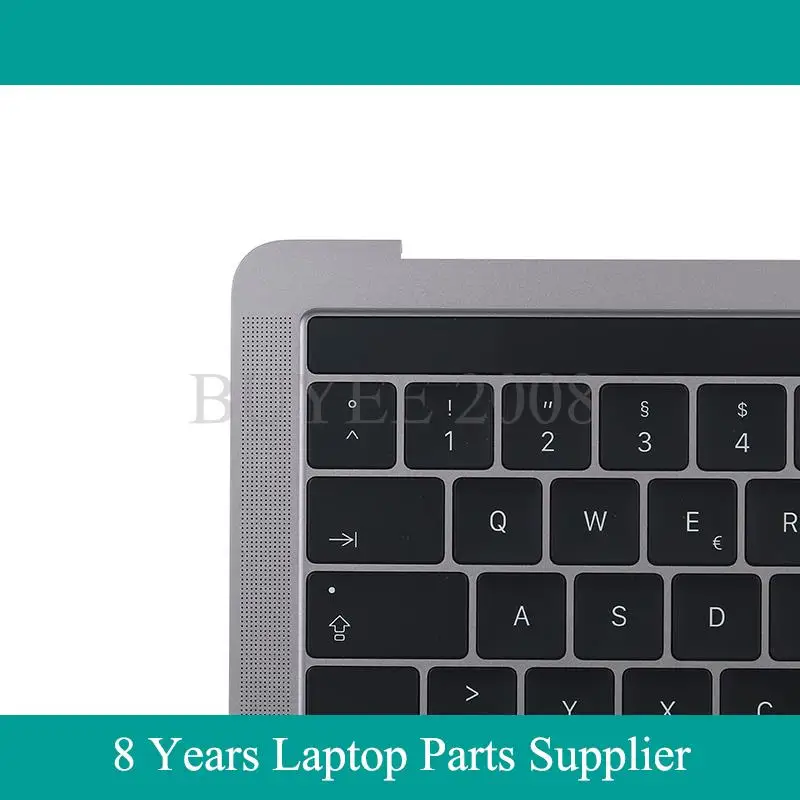 Genuine Laptop A1706 Top Cases For Macbook Pro German Spanish French GE SP FR A1706 Azerty Keyboard Backlight Topcase Touchbar