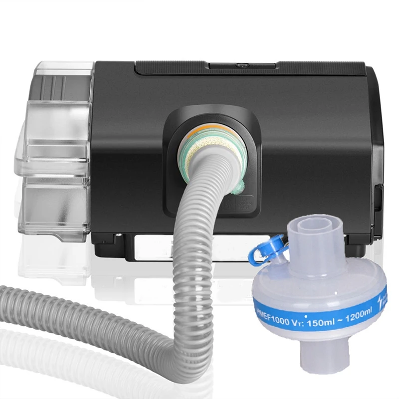 Filtro Viral bacteriano CPAP de 1 pieza, 10X10Cm, 5 piezas, 13Mm, filtro CPAP, alérgenos virales en el aire