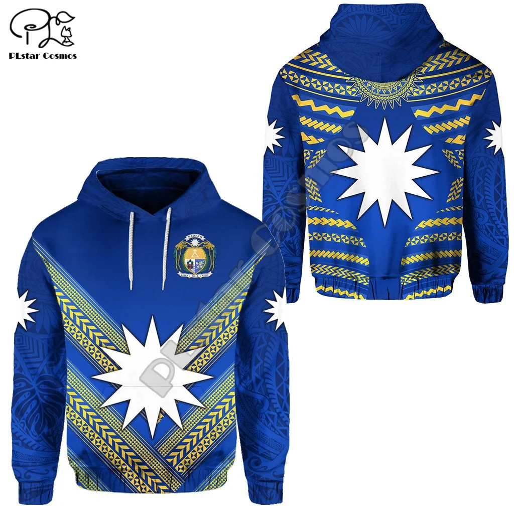 

PLstar Cosmos Nauru Micronesia Island Country Flag Tribal Culture Retro 3DPrint Men/Women Streetwear Harajuku Autumn Hoodies B-8