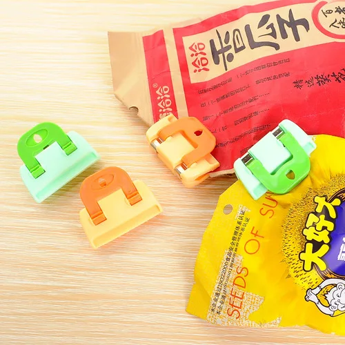 Multi-purpose plastic strong sealing clip 6 pieces per bag snack food moisture-proof and fresh-keeping clip