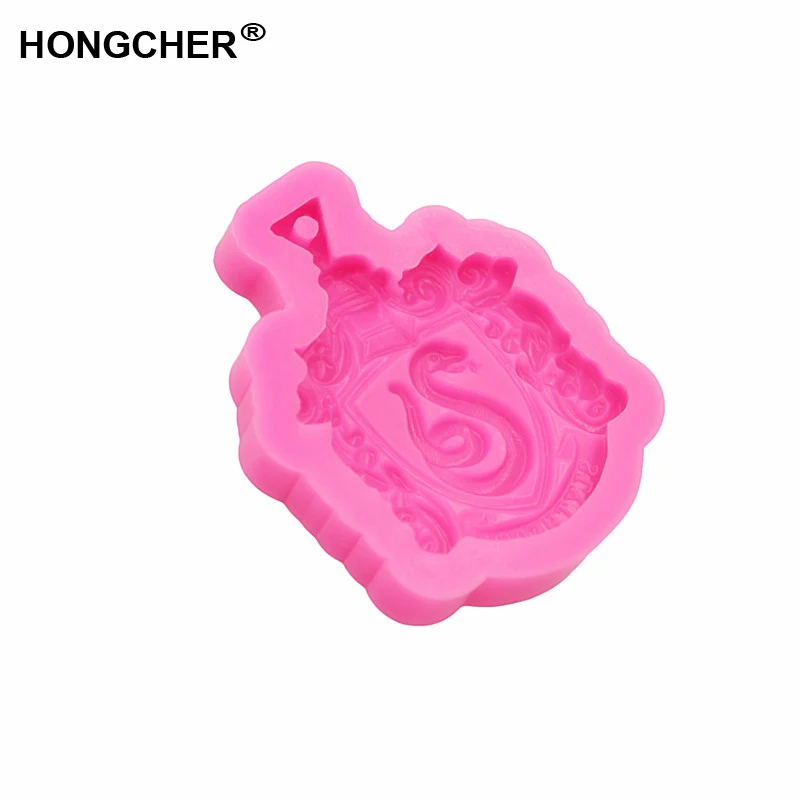 New Snake pattern fashion jewelry tag necklace pendant silicone mould, resin silicone mold handmade chocolate candy gadgets