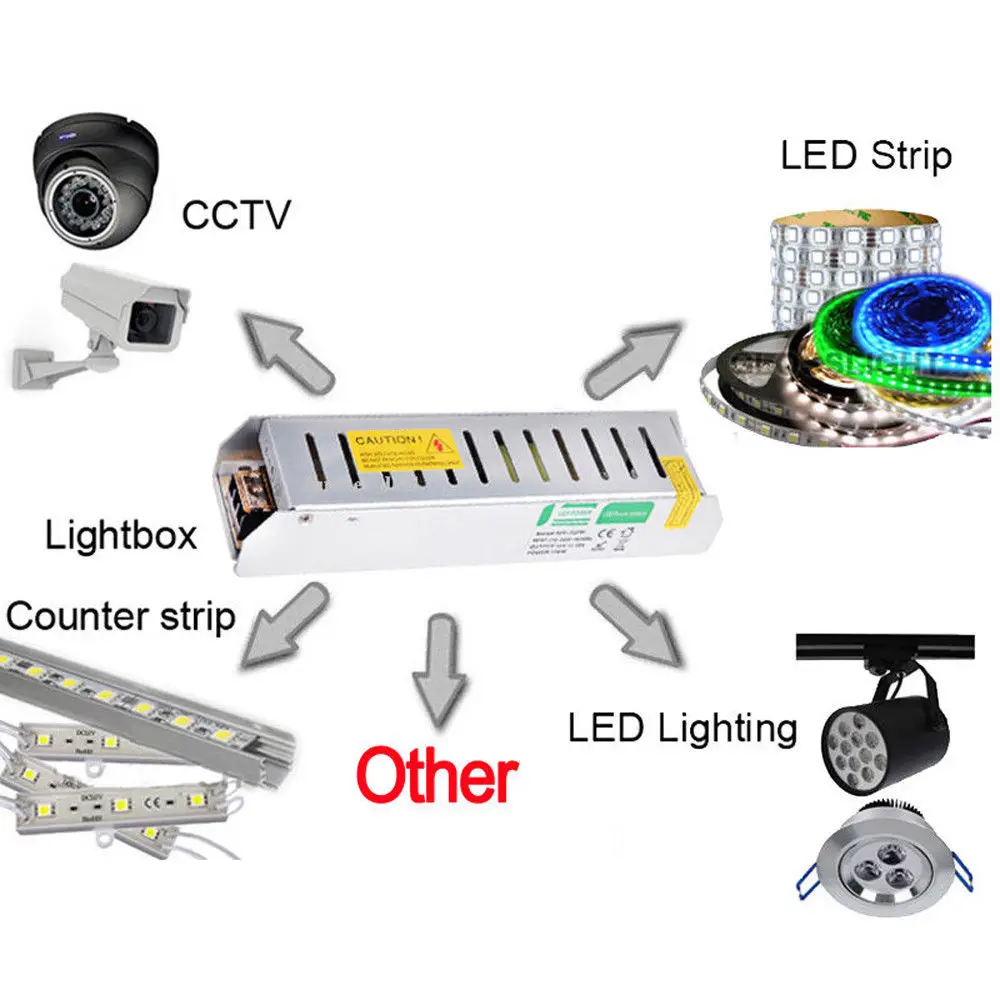 긴 AC DC 전원 공급 장치, 변압기, 220V-110V 컨버터, 12V 24 V, 220V-12V 24 V, 3A, 5A, 10A, 15A, 30A