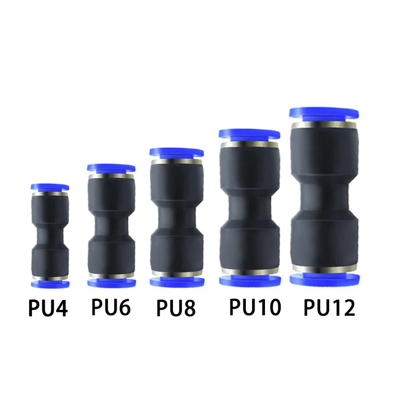 Raccordi per tubi pneumatici da 4MM a 12MM raccordi per tubi aria rapida tubo dell'acqua Push-In raccordo rapido PY/PU/PV/PE/HVFF/LSA