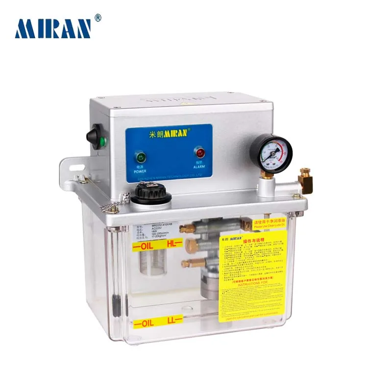Miran Automatic Lubrication Oil Pump 4L MR-2202-400XA Controlled By PLC Electric Lubricator / Oiler