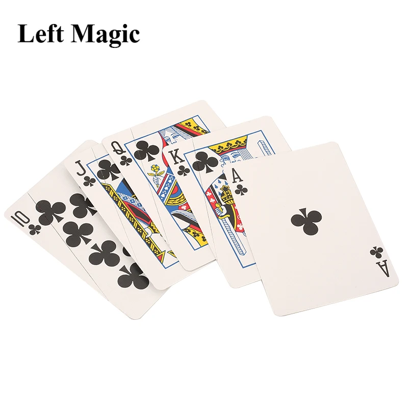 Straight Flush Magic Tricks Card Close Up Magic Magic Fun Mentalism Illusion Gimmicks Props Accessories