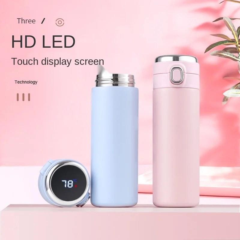 

New Creative Pea Mug Vacuum Flask Portable Double-layer Vacuum Thermos Outdoor Travel Sports Fashion Insulated Water Bottle