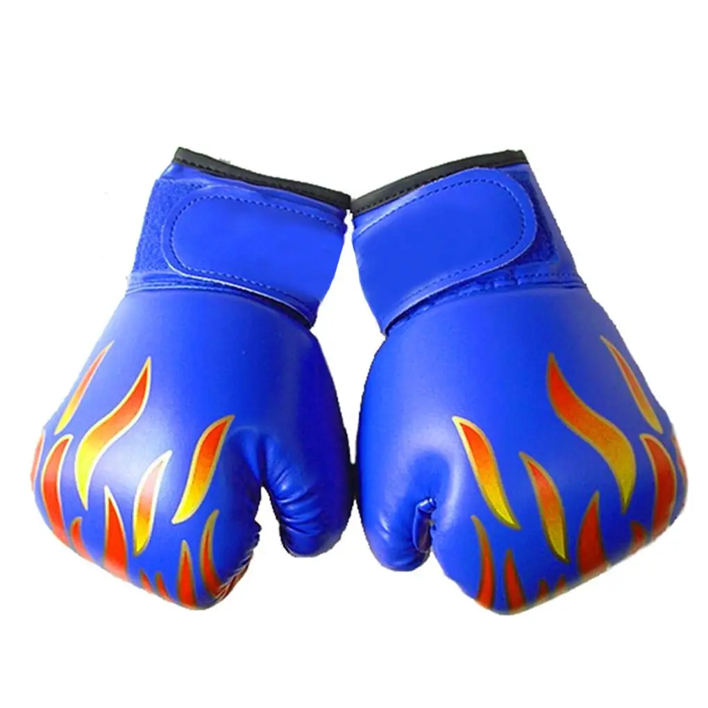 Boxing Glove Leather Kickboxing Protective Glove Kids Children Punching Training Sanda Sports Muay Thai MMA Training Gloves