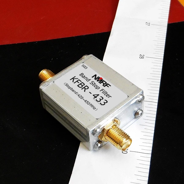 

420~450MHz Band Stop Filter, Cut 433MHz ISM Signal, SMA Interface