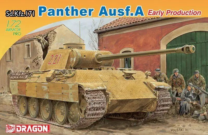 

DRAGON 7499 1/72 Sd.Kfz.171 Panther A Early Production