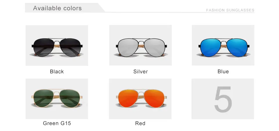 KINGSEVEN Hohe Qualität Holz Legierung Rahmen Sonnenbrille Für Männer Frauen UV400 Gläser HD Polarisierte Linse Brillen Fahren Angeln gafas – Detail 4