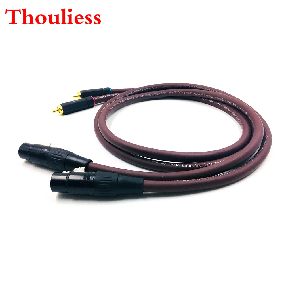 

Thouliess Pair HIFI BR-109 RCA to XLR Female Balacned Interconnect Cable XLR Balacned to RCA Audio Cable with Prism OMNI 2 Wire