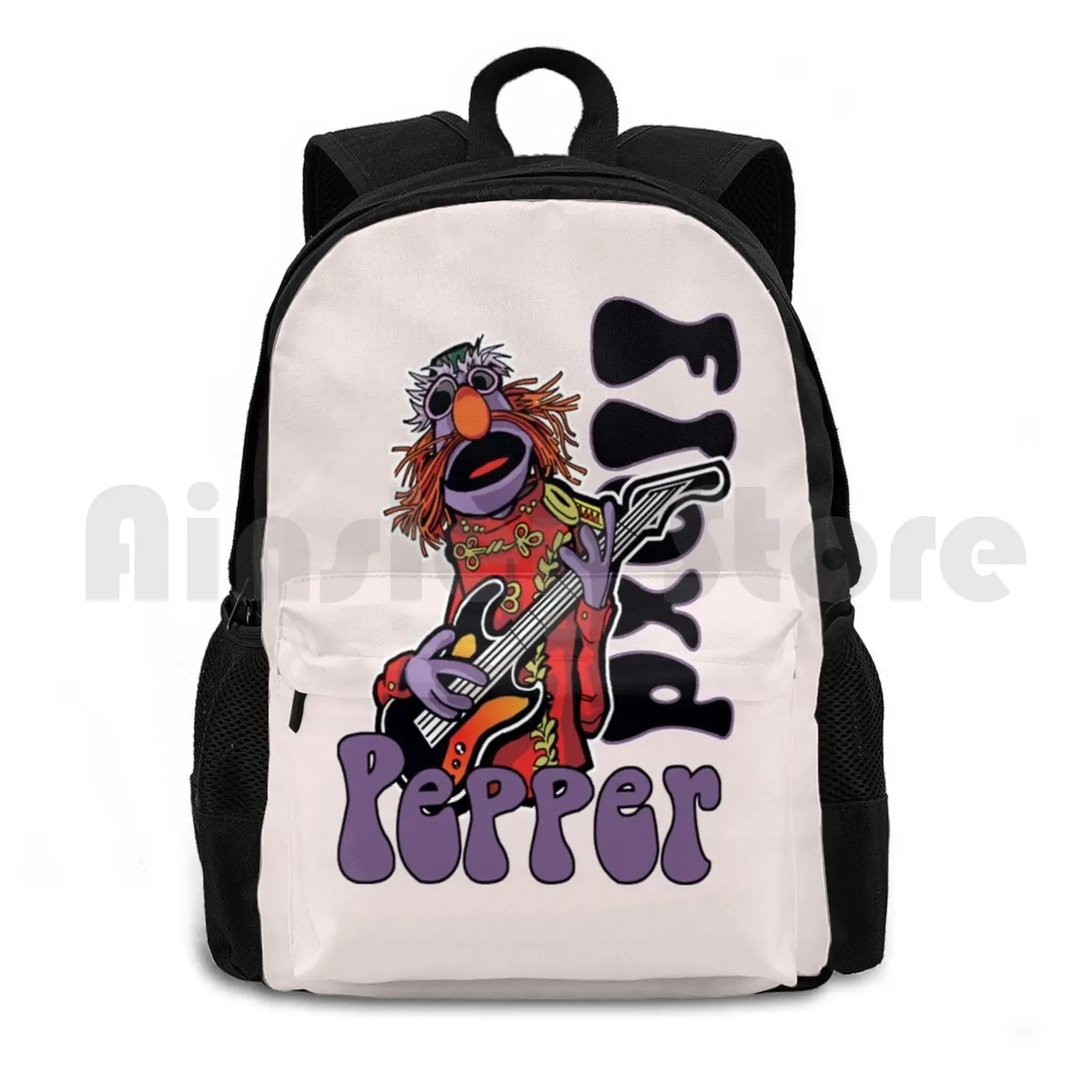 Pe-Pp-Er Outdoor Hiking Backpack Waterproof Camping Travel Art Dr Teeth And The Electric Mayhem Jim Henson Show Music The The