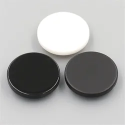 20pcs/Bag High-end Men's and Women's Woolen Coat Button Flat Resin Bright White Matte Black Flat Suit Windbreaker Button