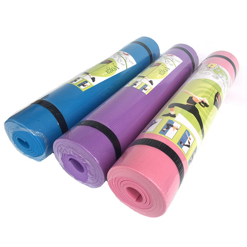 173*61cm Yoga Mat Fitness Mats Non-slip Carpets Sports Gymnastic Mat EVA Rugs For Yoga Exercise Gym Pilates 6MM Thick Tasteless