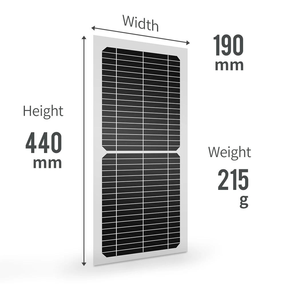 10W Solar Panel 5v / 12V Flexible Solar Panel 18V 20W 12 volts camping USB / DC 55*21 for Cell Phone Power Bank Car Boat RVs