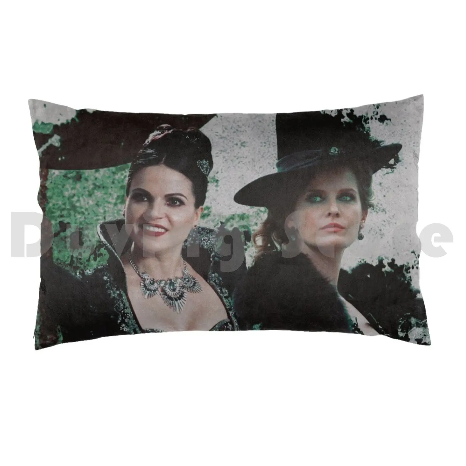 Regina & Zelena Pillow Case 20*30 Inch Wicked Witch Zelena Oz Rebecca Mader My Pretties Wicked Witch Of The West