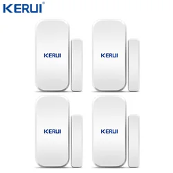 Kerui D025 홈 알람 무선 도어 윈도우 자기 감지기 갭 센서, GSM 와이파이 홈 보안 경보 시스템 터치 키패드