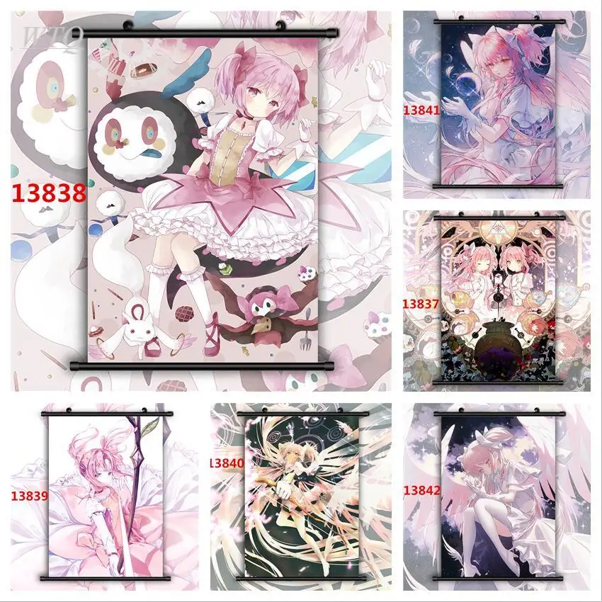 Puella Magi Madoka Magica Akemi Homura Anime Posters Wall Poster Canvas Painting Wall Decor Poster Wall Art Picture Home Decor