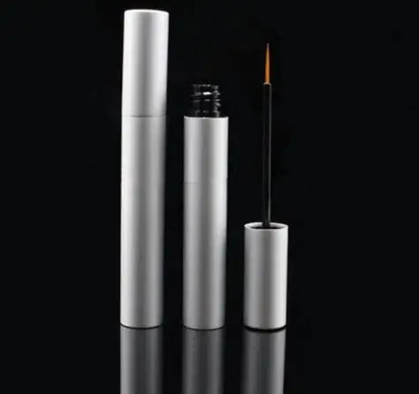 

5ml Silver Empty Plastic Eye Black Tube Bottles liquid Eyeliner Bottles Retail Mascara Cream Packaging Containers