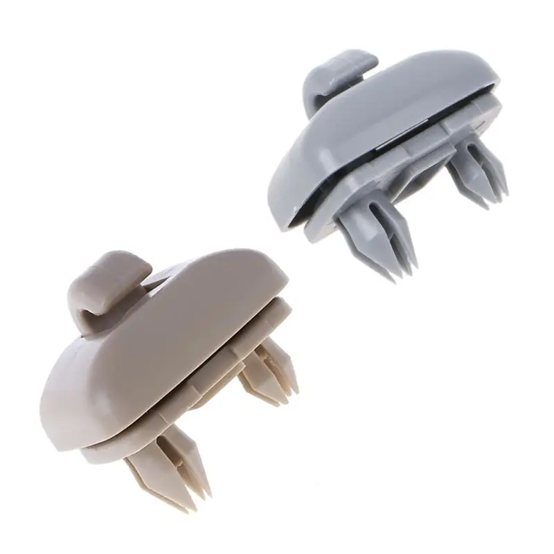 2022 Новинка 8U0857562 8E085756 2 пластиковый серый зажим для солнцезащитного козырька держатель крючка для audi 2013-2015