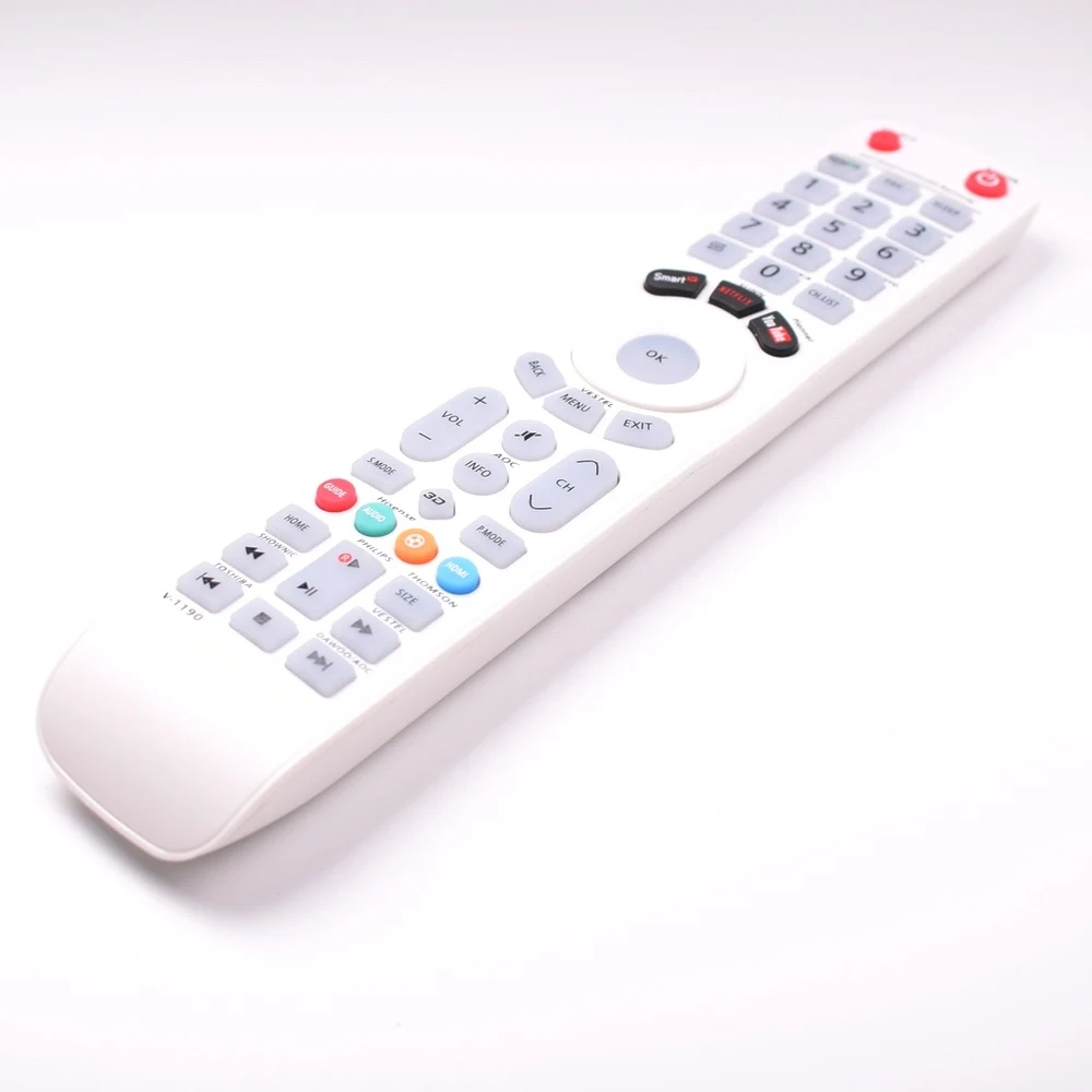 وحدة تحكم عن بعد للتلفاز العالمي لتلفاز شارب فيليبس هاير هيتاشي سانيو TCL KONKA باناسونيك هيسنس جرونديج فيستل TV