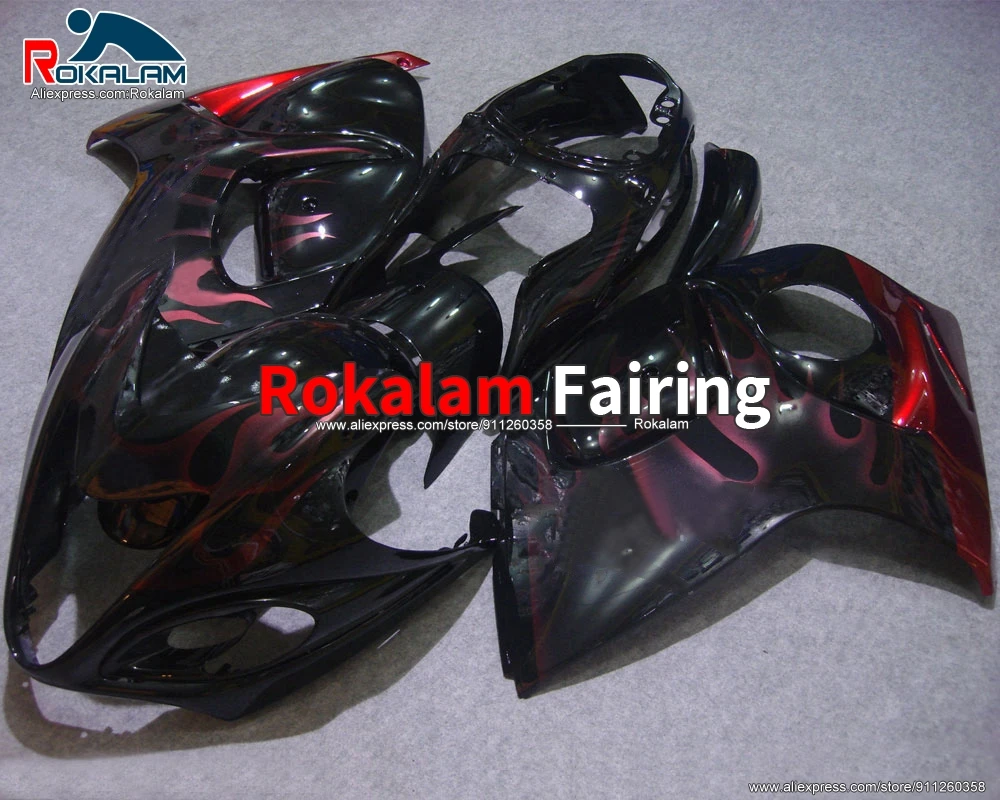 Body Kit For Suzuki GSXR1300 Hayabusa 2008 2009 2014 2016 GSX-R1300 08 11 13 16 Black Motorbike Fairings (Injection Molding)