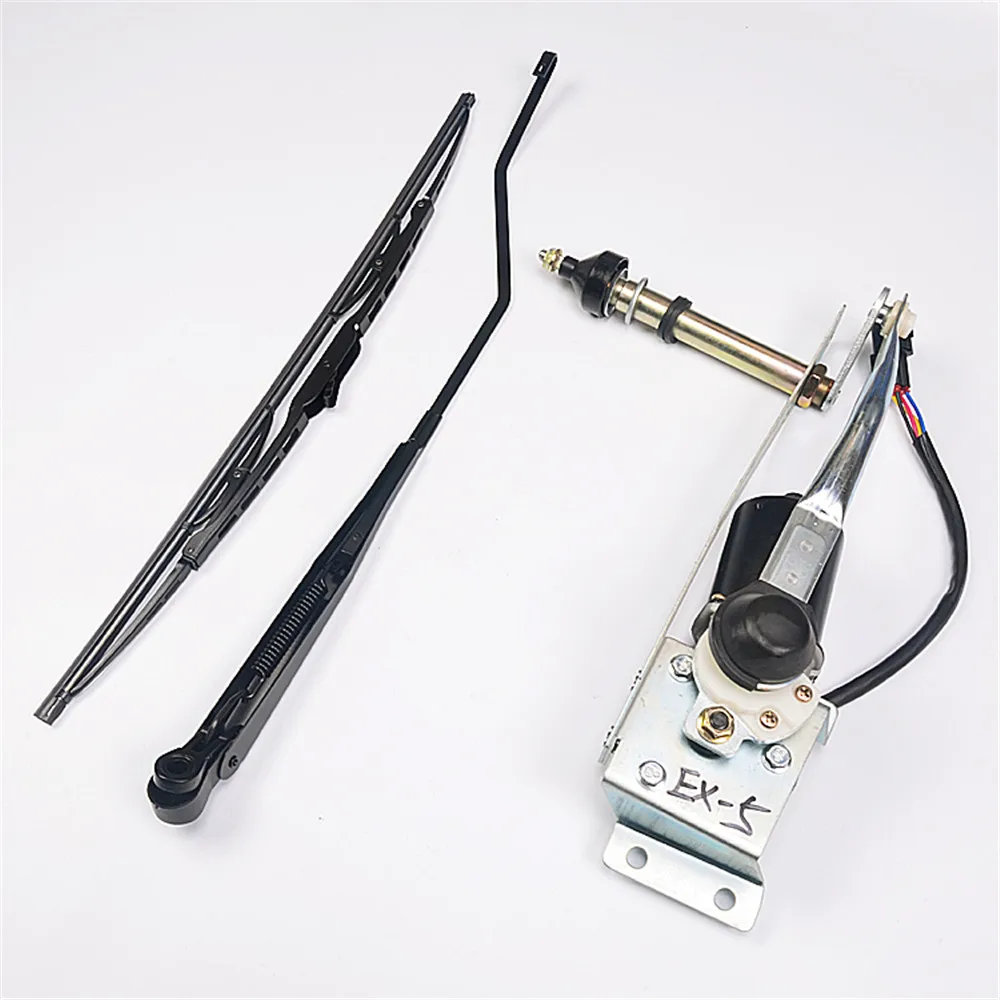 For Hitachi EX200 300-5 wiper EX120 220-5 arm blade set EX350-5 excavator wiper motor motor assembly