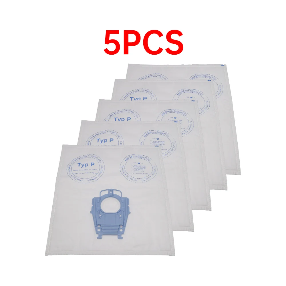 

5pcs/lot Good Vacuum Cleaner Microfleece Type P Filter Dust Bag for Bosch Hoover Hygienic professional BSG80000 468264 461707